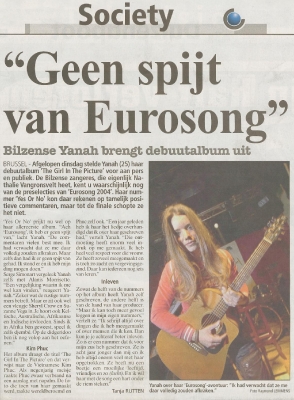 Het Belang Van Limburg (6/5/2004)